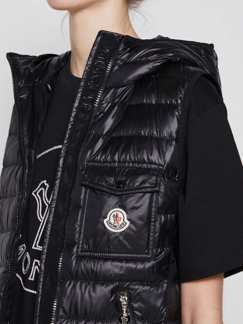 Glygos Vest in Black