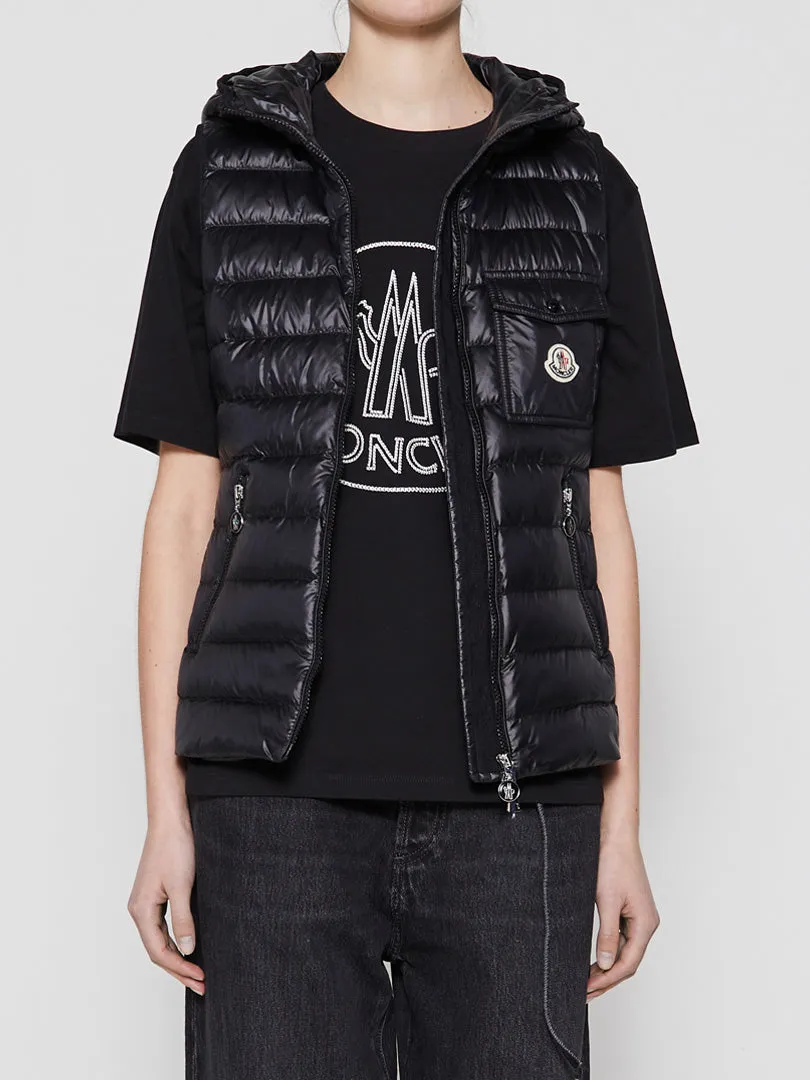 Glygos Vest in Black