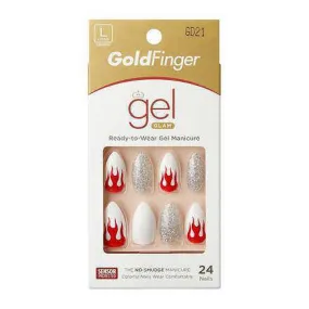 Gold Finger Trendy Nails