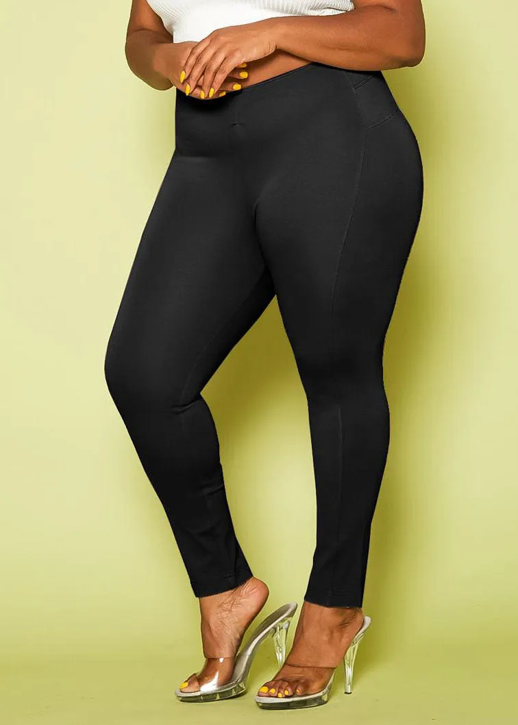 Hi Curvy Plus Size Compression High Waist Leggings
