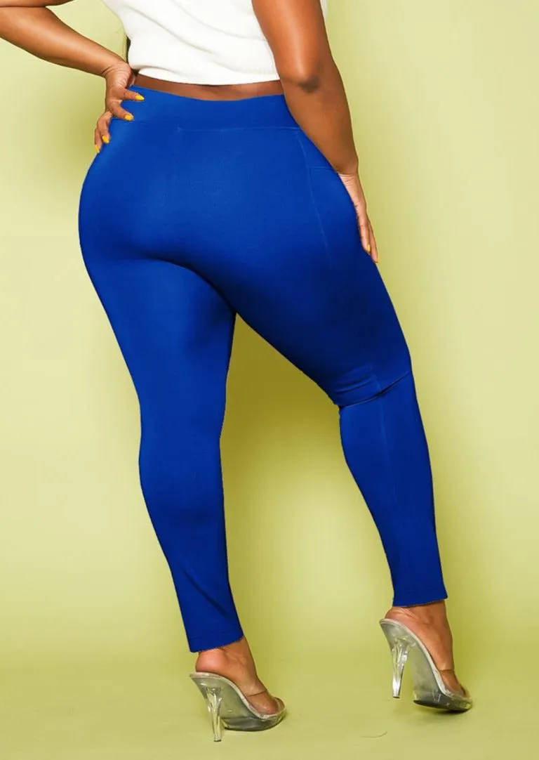 Hi Curvy Plus Size Compression High Waist Leggings