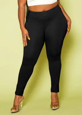 Hi Curvy Plus Size Compression High Waist Leggings