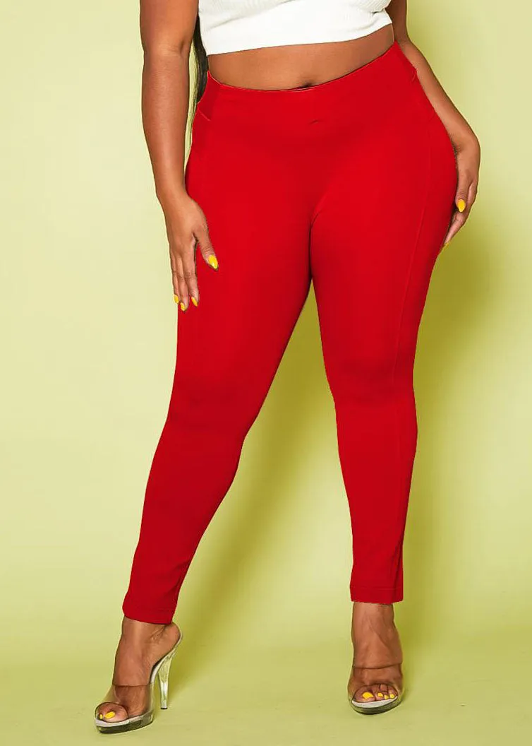 Hi Curvy Plus Size Compression High Waist Leggings
