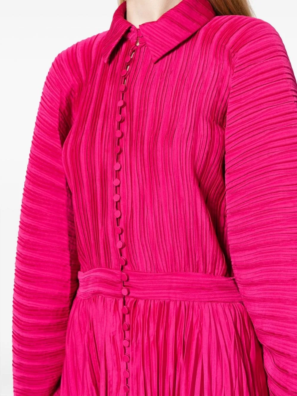 INDIANA L/S WOVEN MIDI DRESS