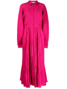 INDIANA L/S WOVEN MIDI DRESS