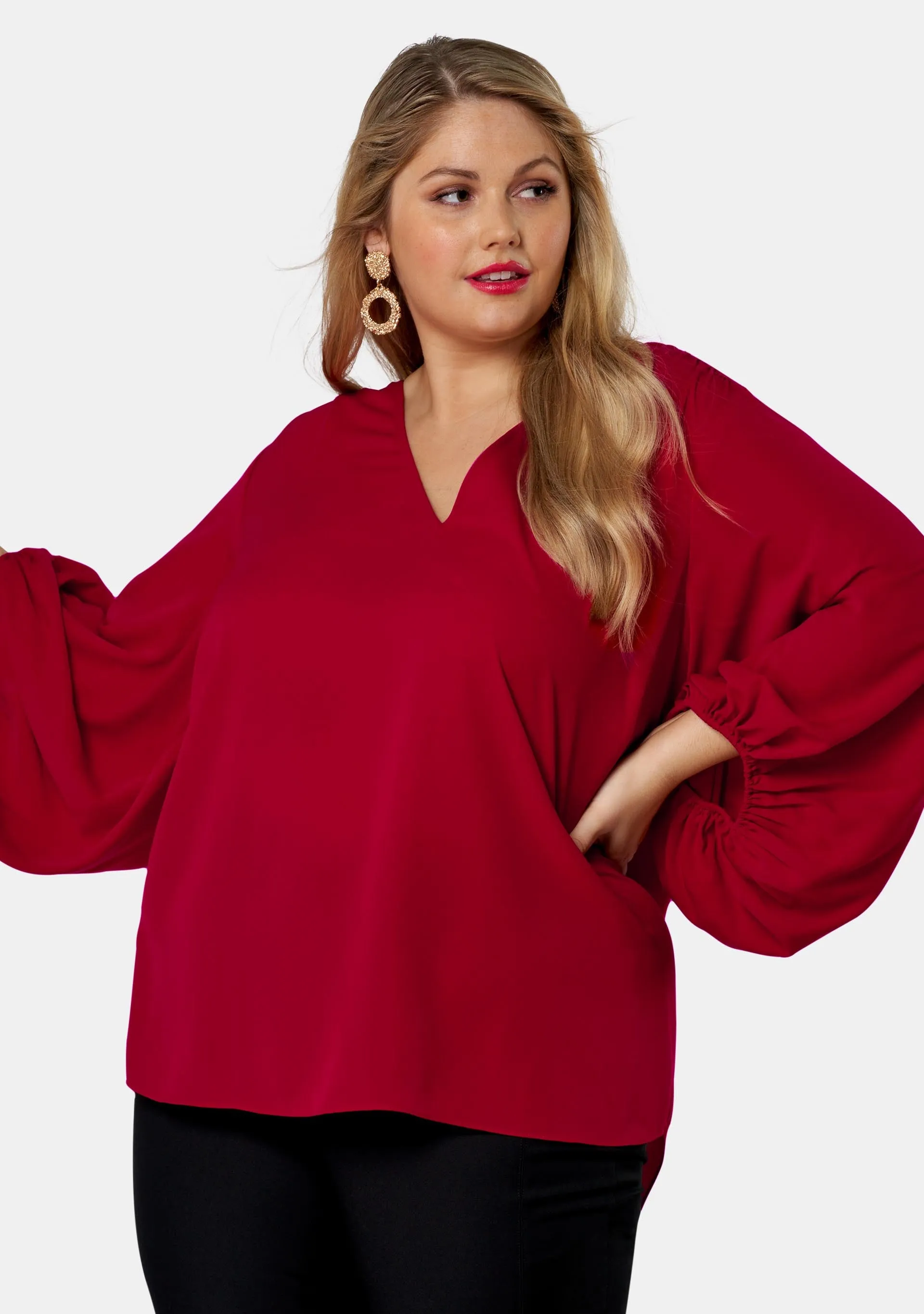 Lipstick Heat Blouse