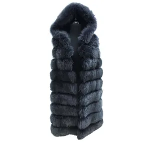 Long Hooded Vest