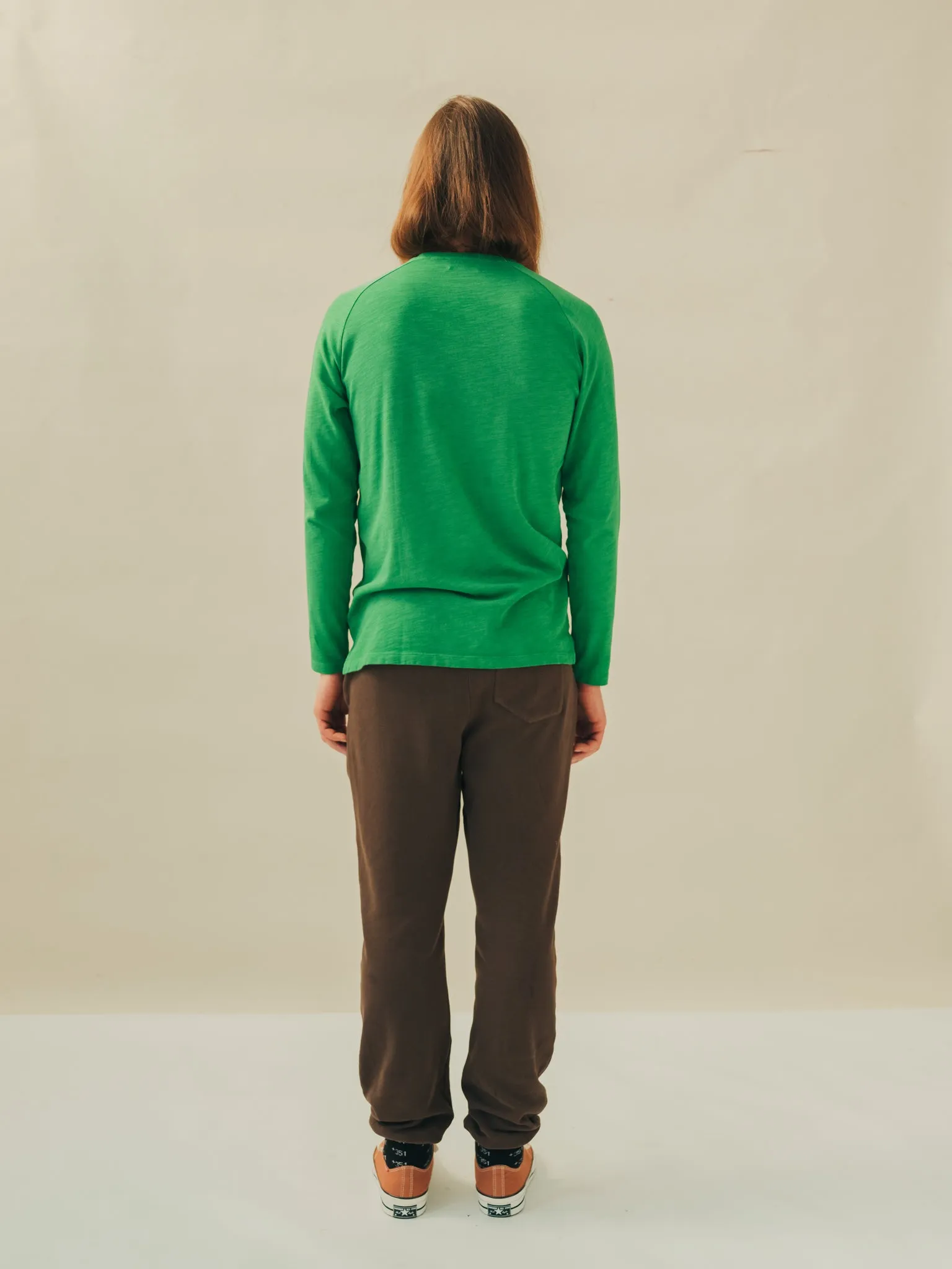 LONG SLEEVE ESSENTIAL TURTLE GREEN