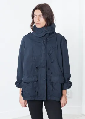 Marquee Coat in Steel -UEB