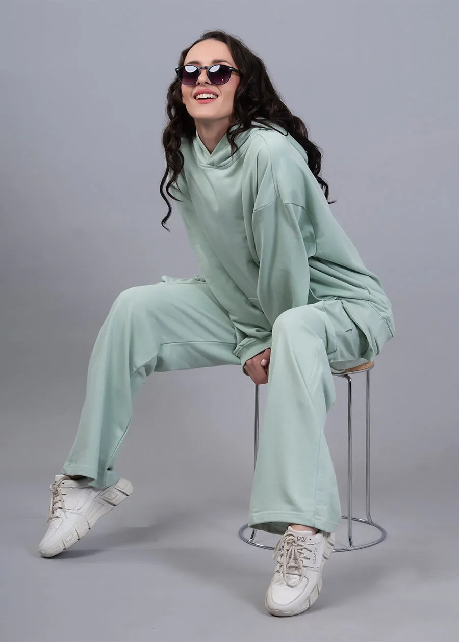Mint Green Solid Co ord Set Womens | Pronk