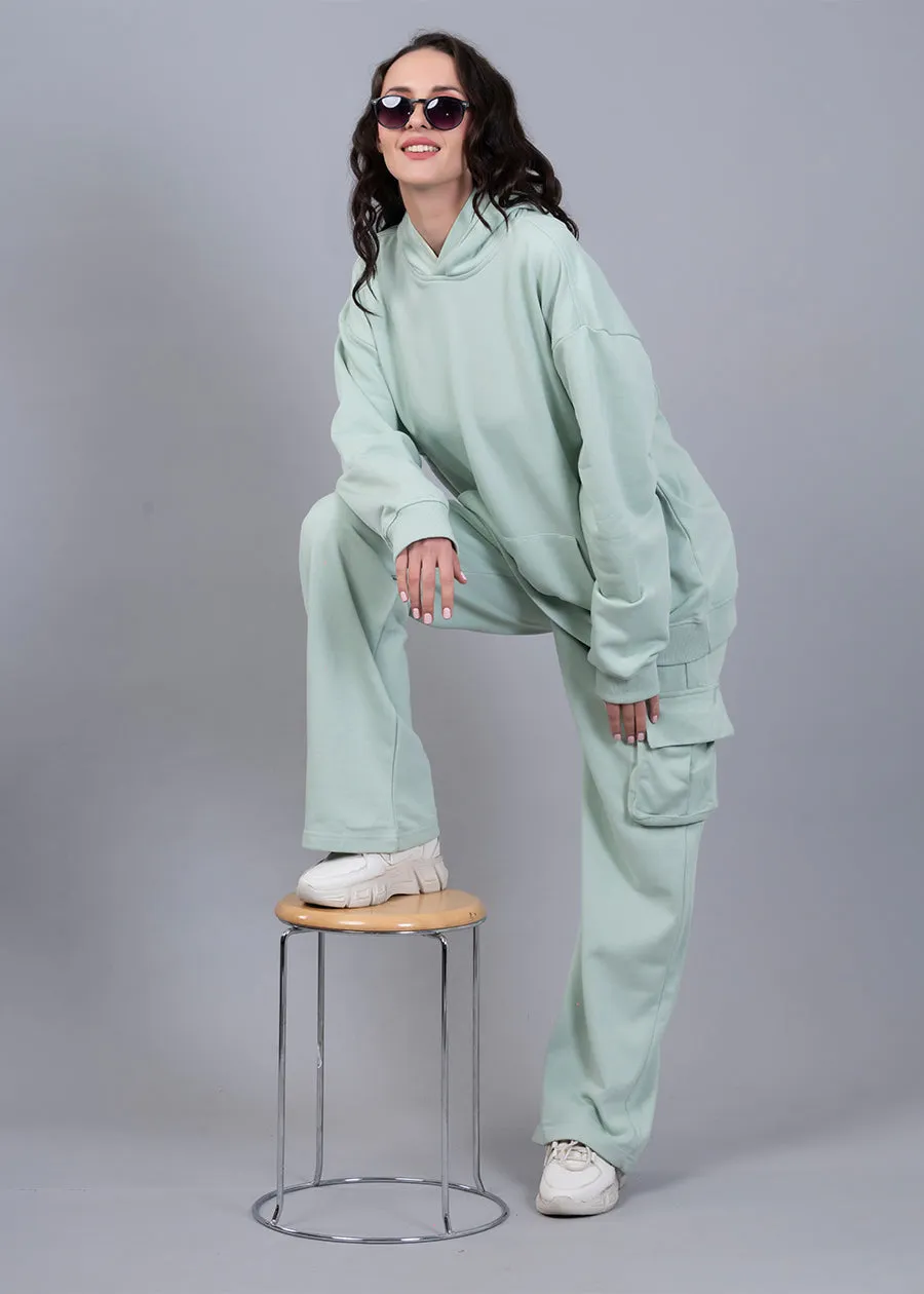 Mint Green Solid Co ord Set Womens | Pronk