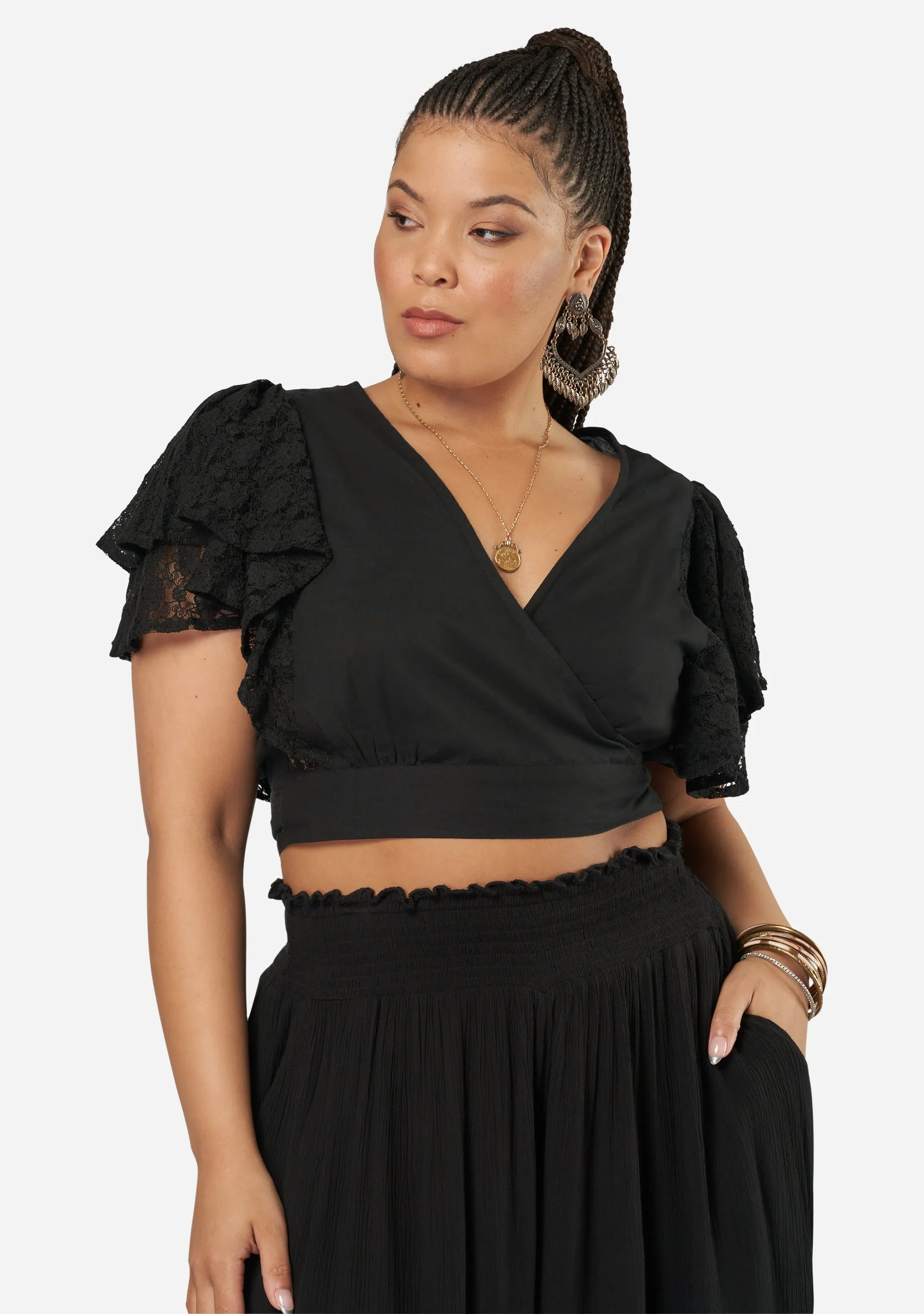 Oracle Lace Detail Top