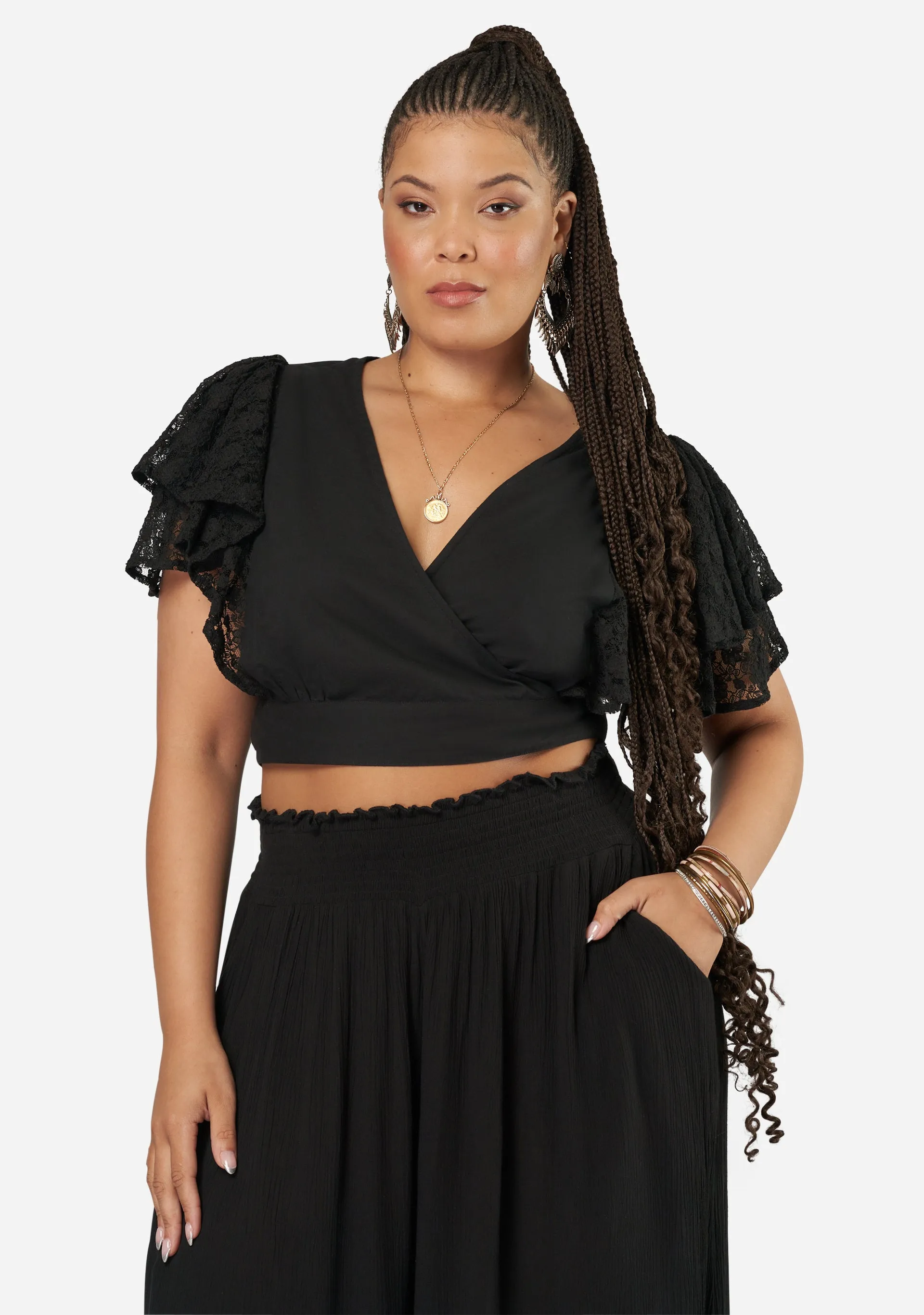 Oracle Lace Detail Top