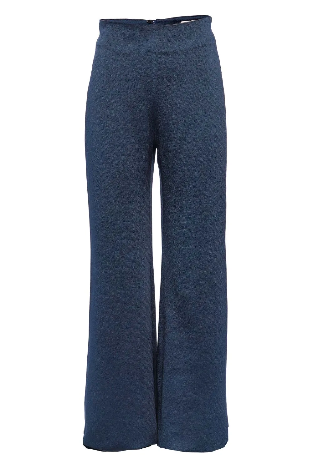 Palermo Navy Wide Leg Satin Pants