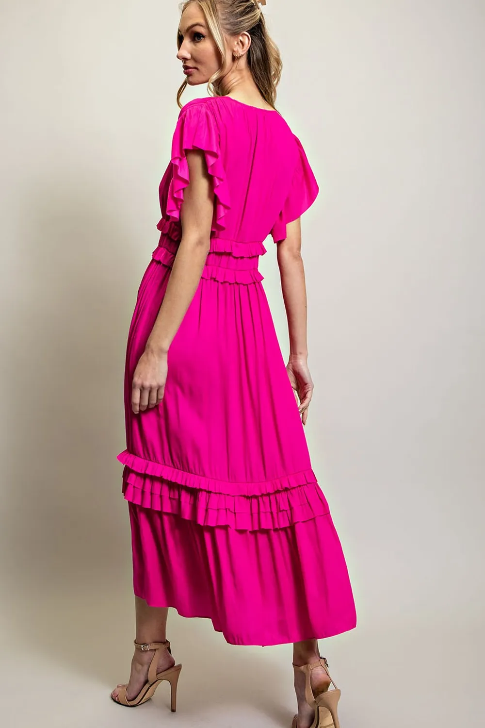 Pretty In Ruffles Dress