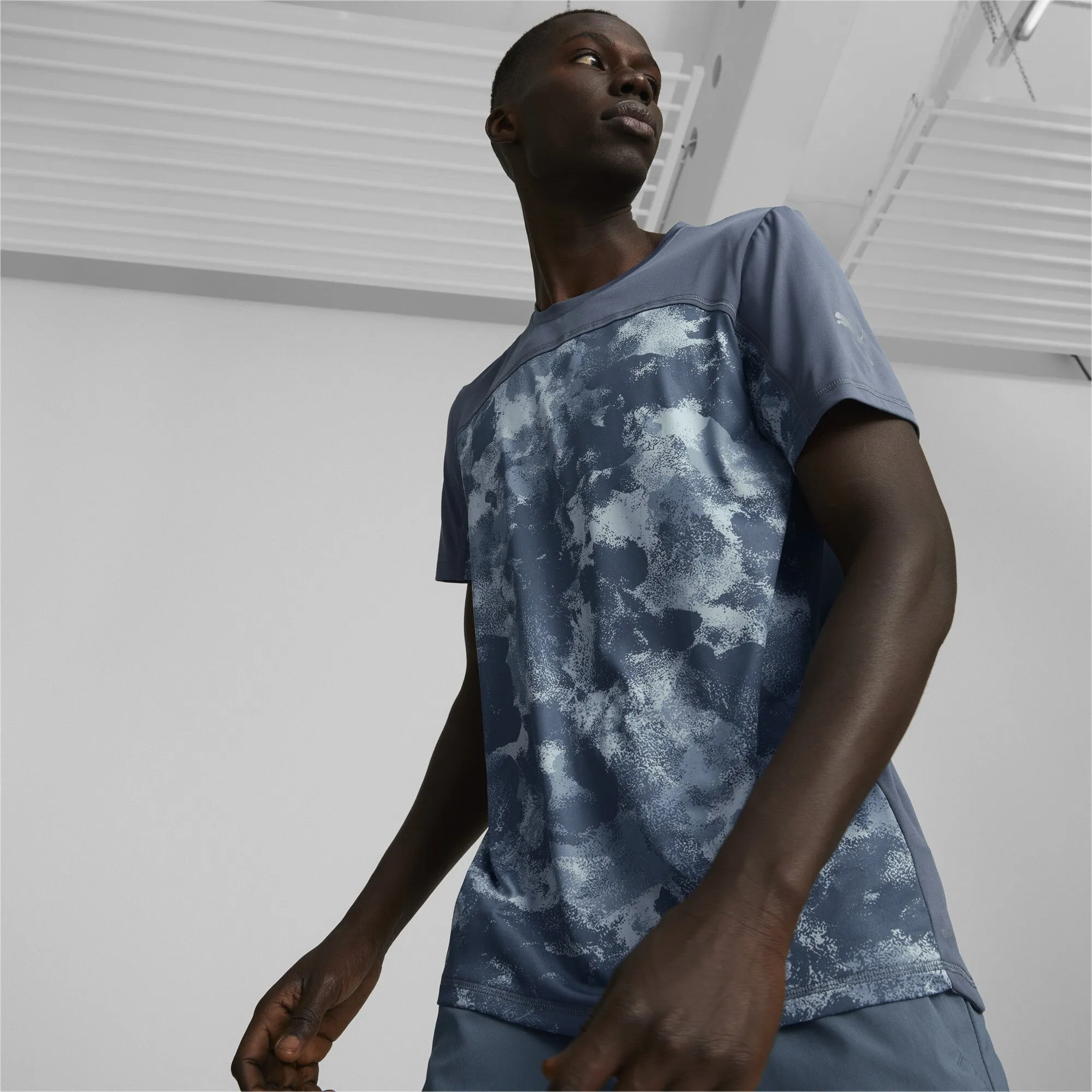 Run AOP Graphic SS Tee M