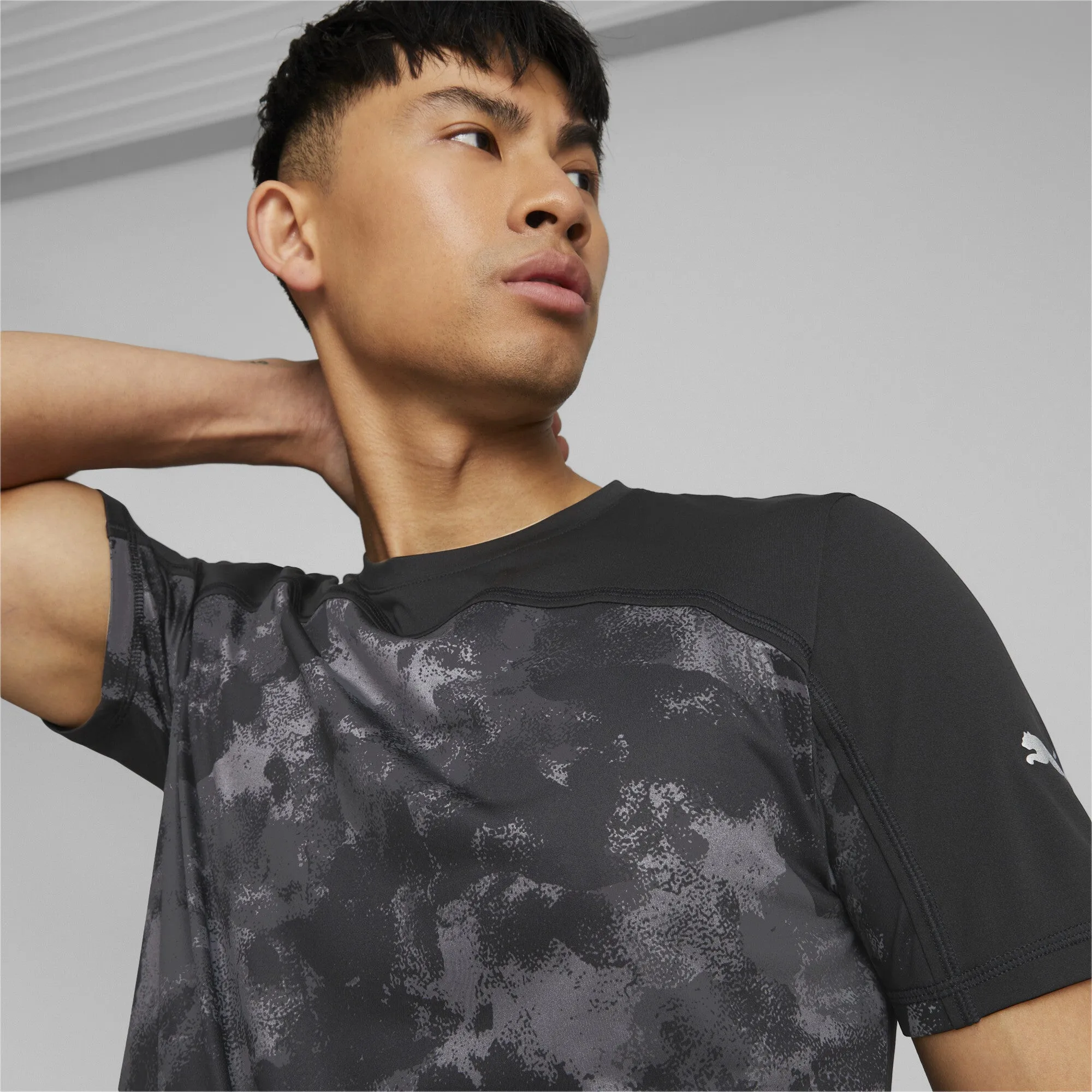 Run AOP Graphic SS Tee M