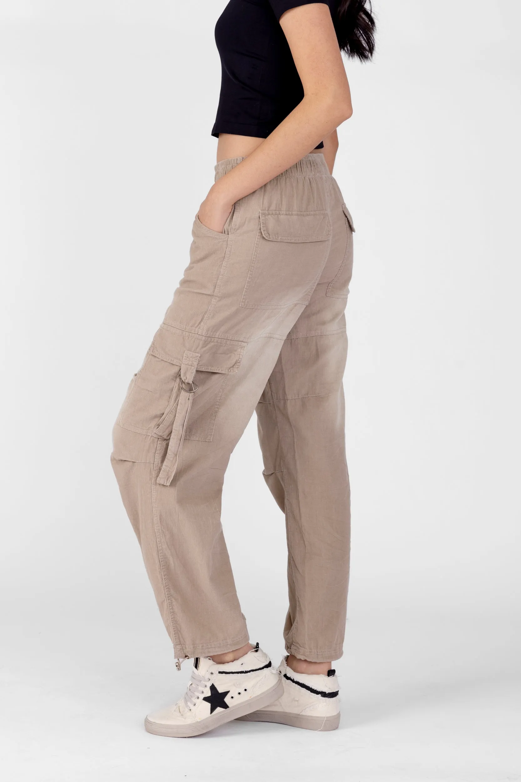 SALE - Poppy Corduroy Cargo Pants