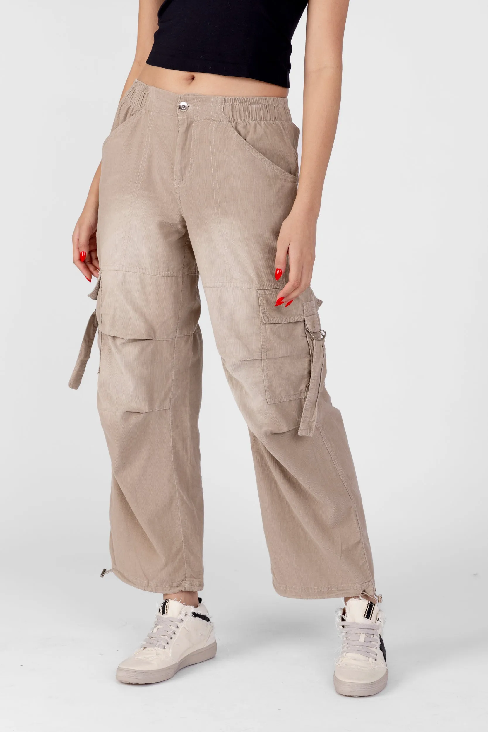 SALE - Poppy Corduroy Cargo Pants