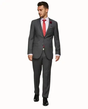 Savile Row Abram Pure Wool Grey Suit Set