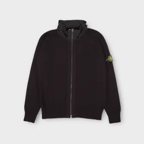Stone Island 503B0 Mix Knit Hooded I Sort