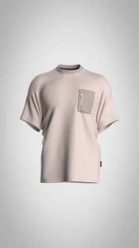 T-Shirt With Pocket (Beige)