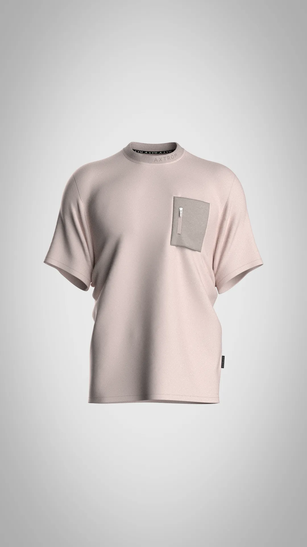 T-Shirt With Pocket (Beige)