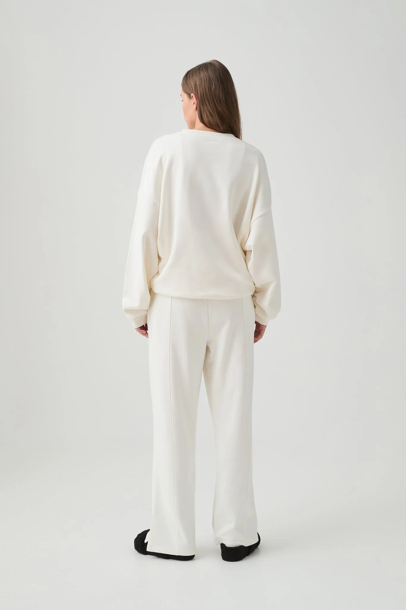 Terry Wide Leg Trackpant 506