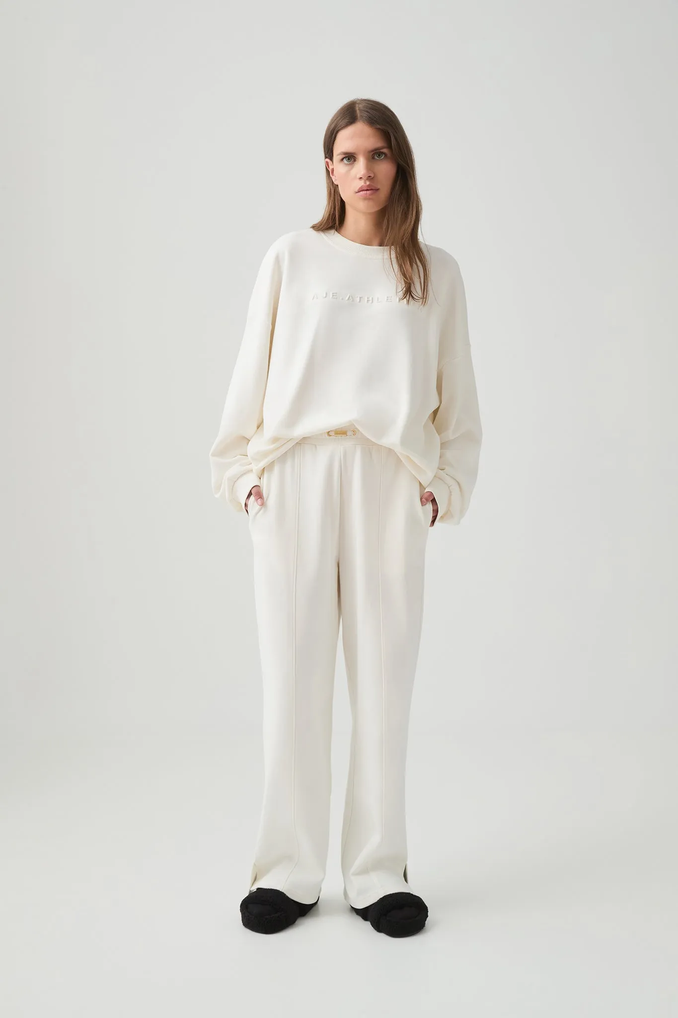 Terry Wide Leg Trackpant 506
