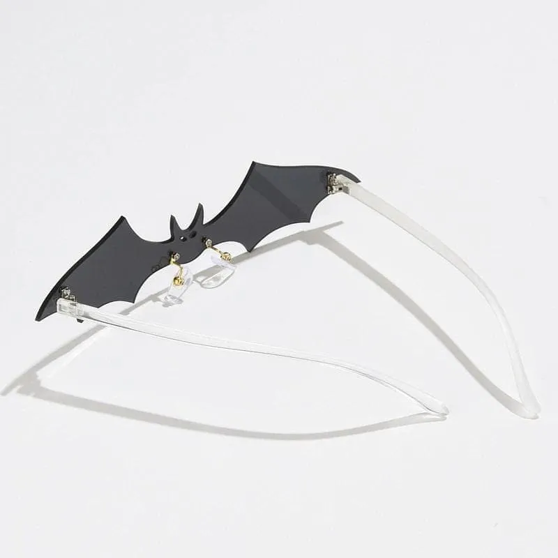 Trendy Black Bat Sunglasses