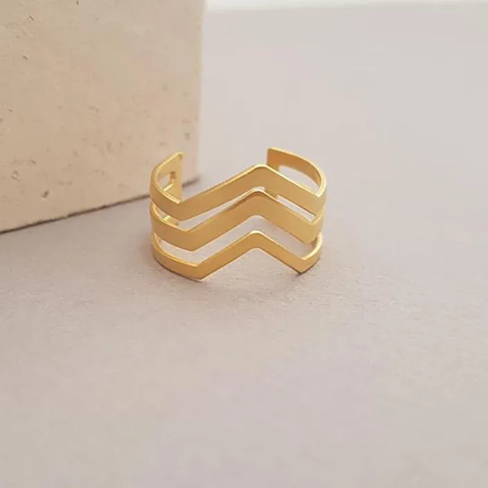 Trendy V Ring