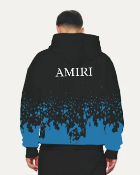 Unisex black Oversized Hoodie - Amiri(*)