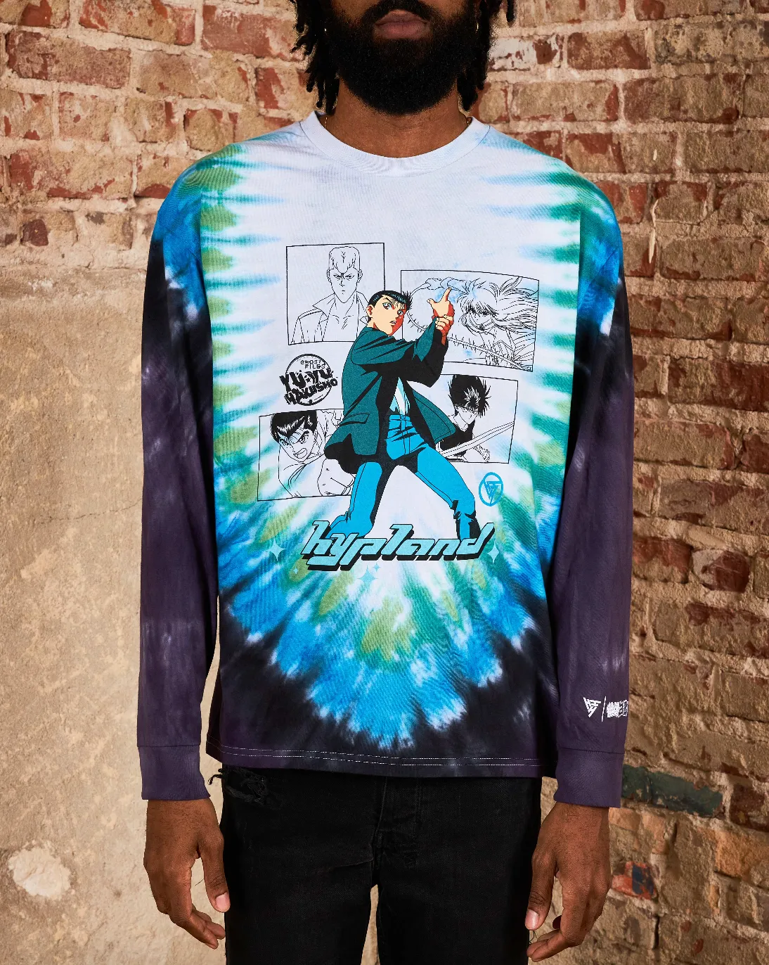 YYH YUSUKE BOX LONG SLEEVE SHIRT (TIE DYE)