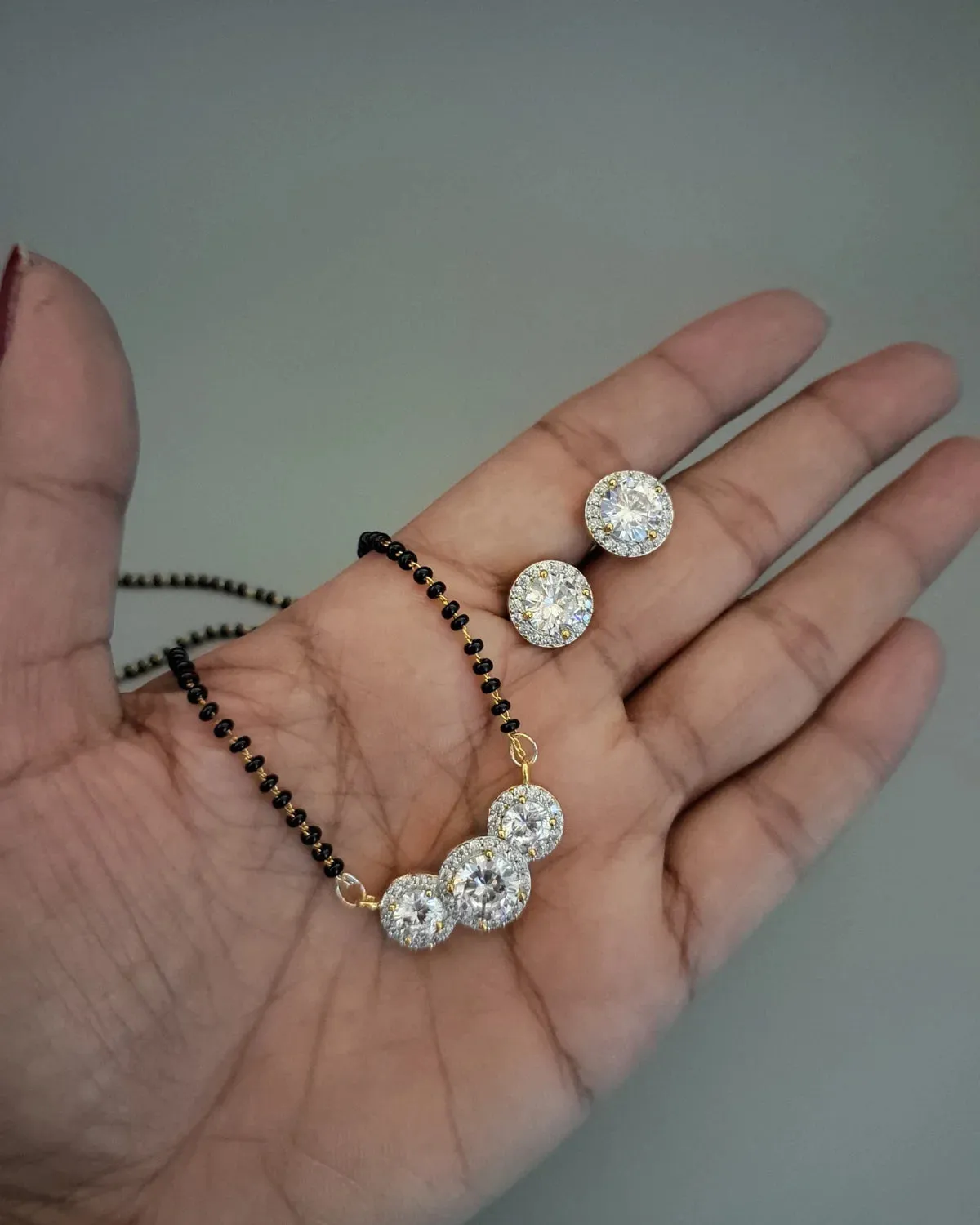 Zevarly Radhika Designer Mangalsutra Set