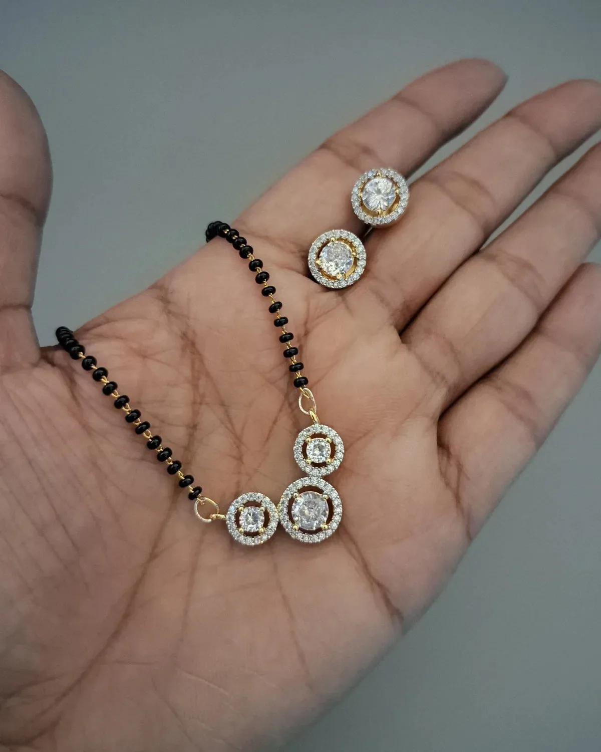 Zevarly Radhika Designer Mangalsutra Set